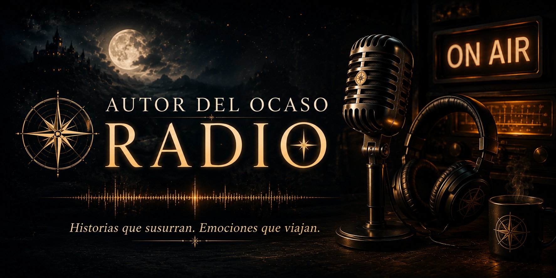 Autor del Ocaso Radio — Historias que susurran. Emociones que viajan.